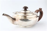 Edwardian Sterling Silver Teapot,