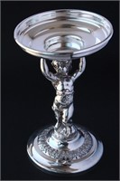 James Dixon and Sons Silver Plate Figural Centre