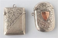 Chester and Birmingham Sterling Silver Vesta Cases