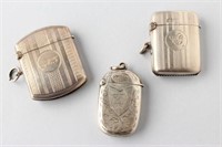 Chester and two Birmingham Sterling Silver Vesta