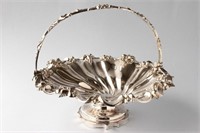 19th Century Sheffield Plate Cake Basket by Mathew