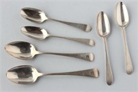Set of Four and a Pair of George III Sterling