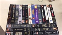 Flat of VHS movies
