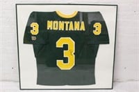 Joe Montana rookie autograph jersey