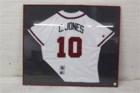 Chipper Jones autographed jersey