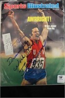 Bruce Jenner autographed sports illustrated jsa