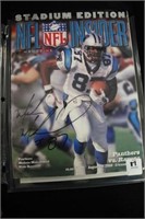 Muhsin Muhammad autograph nfl insider JSA