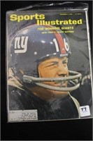 Frank Gifford autographed sports illustrated jsa