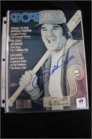 Pete Rose autograph sport magazine