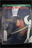 Roman Gabriel autographed sports illustrated