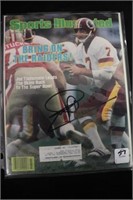 Joe Theismann AUTOGRAPH 1984 SPORTS ILLUSTRATED