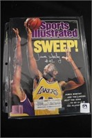 James Worthy Autographed Signed Sports Illustrated