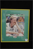 Larry Bird autographed sports illustrated