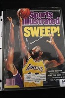 James Worthy sports illustrated autographed JSA