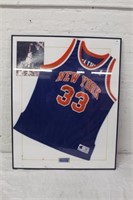 New York Knicks Patrick ewing autograph jersey