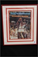 Moses Malone autographed sports illustrated