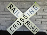 RAILROAD CROSSBUCK SIGN