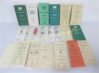 COLLECTION OF RAILROAD EMPLOYEE TIMETABLES