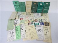 COLLECTION OF RAILROAD EMPLOYEE TIMETABLES