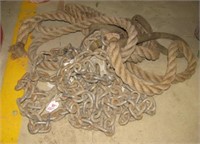 Tow strap, approx. 19' log chain with single