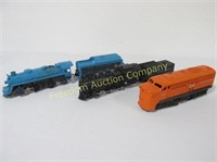 3 LIONEL, A.F. ENGINES AND TENDERS