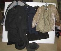 Group of various coats including women's and