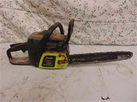 Poulan Wood Shark Chain Saw- 14" Has Compression