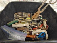 Group of C-Clamps, Planer, Snips & More