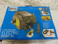 Reese 1 Ton Portable Electric Winch-New in Box