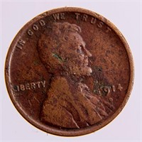 Coin 1914 D Lincoln Cent Key Date!