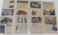 1943 WWII Patriotic Farm Journal Advertisements