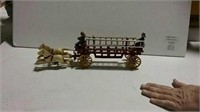 Toy cast-iron fireman's wagon