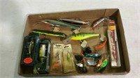 Fishing lures, Rapala, and others, some new in box