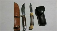 Buck folding knife and Western knife