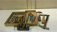 Miscellaneous tools and small vice