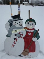 Mr. & Mrs. Snowman