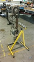 Roller stand and grinder