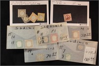 Italy stamps Two Sicilies & Sardinia 15 stamps