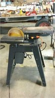 Large Craftsman belt and disc sander with stand.