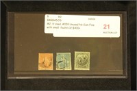 Barbados #2, 4 Used, #159 Unused No Gum F CV $400+