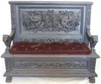LATE 19TH C ORNATELY CARVED RENAISSANCE STYLE