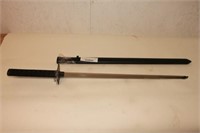 Sword In Black Scabbard, 440 Stainless S