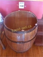 Antique Wood Barrel