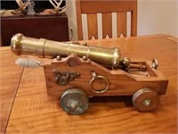 Solid Brass Cannon
