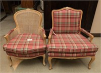Pair French Cane Chairs