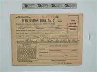 WWII War Ration Book No. 3, Mildred M. Rust