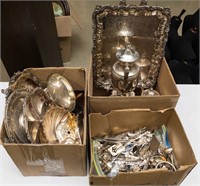 3 Boxes Silverplate
