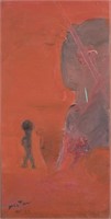 Matar, Untitled Abstraction, o/c, 1972.