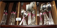 Dixon silver plate cutlery setting for 6,