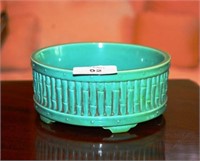 Chinese aqua glazed circular censer,